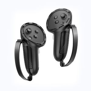 Housse de poignée de contrôleur pour Meta Quest3s/Quest3 VR accessoires étui de protection en peau de silicone avec serrure de porte de batterie - Product Image 1