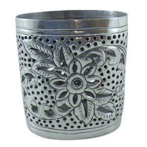 Pot de fleur en fer bon marché fait à la main en gros Vase de fleur de Offre Spéciale qualité pour la décoration de Noël de plantes de jardinage - Product Image 2