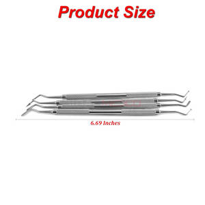 Sondas dentales profesionales Tapón de llenado compuesto 6,69 pulgadas Instrumentos médicos dentales compuestos Juego regular de 4 de alta calidad - Product Image 3