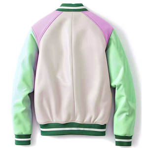 Vente en gros de nouvelles vestes de vol en denim vintage personnalisées de couleur unie pour hommes à la mode veste de conception de bombardier universitaire extérieur - Product Image 4