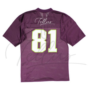 Último Diseño de Camiseta de Fútbol Americano Juvenil, Transpirable, de Manga Corta, Color Personalizado, Alta Calidad - Product Image 6
