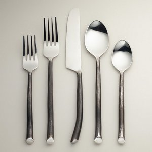 Vente en gros de sets de couverts personnalisés couverts en acier inoxydable lot de 3 couverts uniques à poignée torsadée pour hôtel, maison, mariage - Product Image 2