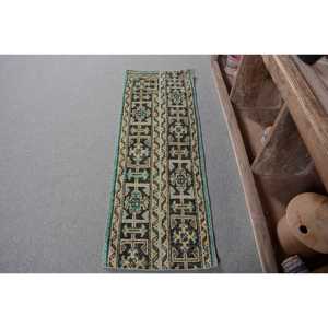 Classique traditionnel 9x12 Beige vert laine tapis Patchwork Design Vintage turc Aubusson Style pour salon décorations Latex - Product Image 1