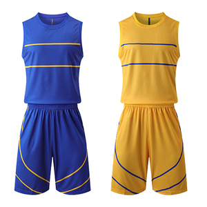 Ensemble de vêtements de basketball personnalisé de qualité supérieure, séchage rapide, réversible, respirant, 100% polyester, unisexe, nom d'équipe personnalisé, meilleur prix de gros - Product Image 1