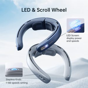 Jisulife แบตเตอร์รี่แบบพกพา Pro1ระบายอากาศขนาดเล็ก Da collo ความเร็วลม5โวลต์ใช้แบตเตอรี่ USB สำหรับครัวเรือนกลางแจ้งโรงแรม - Product Image 4