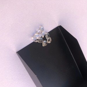 Piedra de topacio blanco Natural de 3mm, 4mm, 5mm, corte de pera, piedra preciosa suelta facetada, fabricante, compra a granel, precio de fábrica, proveedor Regular - Product Image 2