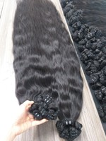 Bundles de Cheveux Humains Extra Longs 100cm -120cm Naturel Ondulé Soyeux Droit Double Dessiné Vierge Non Transformé Remy Cheveux Bruts