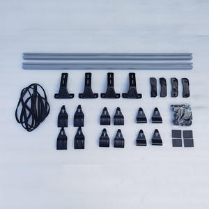 TIROL 100 kg Barres de Toit Universelles en Aluminium ABS, <span class=keywords><strong>Porte</strong></span>-Bagages Transversal pour SUV, Fixation de Toit de Voiture pour <span class=keywords><strong>BMW</strong></span> - Product Image 4