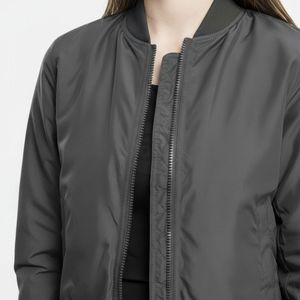 Chaqueta Bomber Cortavientos de Tejido Softshell para Mujer con Logotipo Personalizado, Ligera, Estilo Piloto, para Primavera - Product Image 5