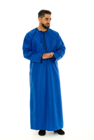 Abaya Bernapas, Gaya Arab Timur Tengah, Laris Manis 2026, Jubah Muslim Tradisional Berkualitas Tinggi, Thobe untuk Thobe Arab Turki