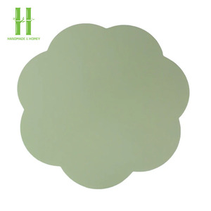 BEST SELLER Sous-verres en laque à motif festonné, style minimalisme moderne, nouvelle collection, sous-verres à thé en laque à motif floral en provenance du Vietnam - Product Image 6