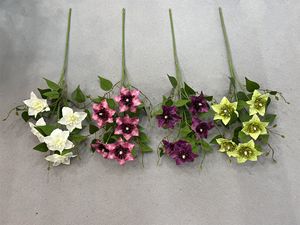 थोक जर्बेरा कृत्रिम फूल का फूल कृत्रिम सफेद पीले लाल एच 68 सेमी zr522 - Product Image 4