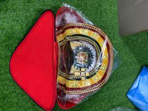 Masonic Knight Templar Chapeau Con Collar y estuche - Product Image 4