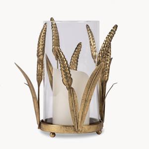 Portavelas decorativo de Metal ligero para té de boda con vástago de vidrio a la venta, portavelas decorativo hecho a mano para mesa de boda - Product Image 4