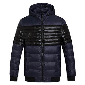 2025 veste bouffante de haute qualité Logo personnalisé et couleur meilleur nouveau Design nouveauté hommes veste bouffante avec capuche meilleure qualité - Product Image 1