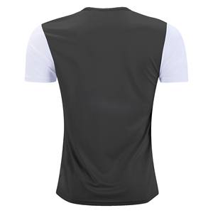 T-shirt de sport personnalisé bicolore pour homme, noir et blanc, pour l'entraînement en salle de sport, tissu respirant et à séchage rapide - Product Image 2