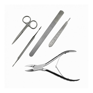 Professionnel incarné orteil coupe-ongles printemps Cutter cuticule poussoir manucure ensemble acier inoxydable beauté Instruments boîte de luxe - Product Image 4