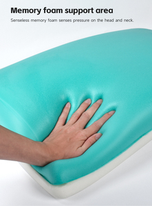 OEM Chine Vente en gros <span class=keywords><strong>Oreiller</strong></span> en mousse à mémoire de forme Dureté réglable Coussin en mousse à mémoire de forme des deux côtés pour les dormeurs - Product Image 2