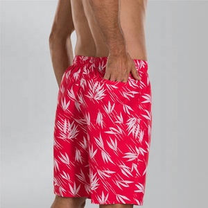 Bañador de verano de estilo callejero para hombre, pantalones cortos de tabla estampados de diseñador personalizados con bolsillos delineadores, traje de baño de verano de patrón sólido - Product Image 6
