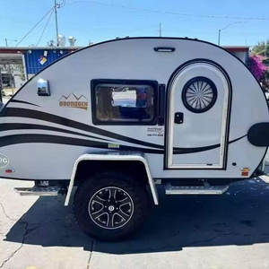 Mini Caravana Boondock de Aluminio Todoterreno, Remolque de Viaje Plegable para 4 Personas, Diseño Moderno y Ligero, Cocina Extraíble Independiente - Product Image 1