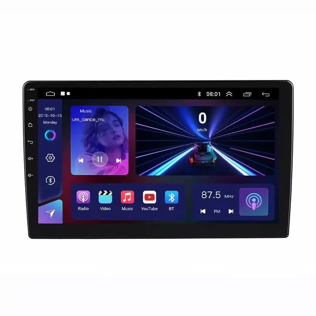 2+32GB 9 Inch Portable Car Stereo Navigation GPS Rear Seat Entertainment LCD OLED Player Screen Android Car Radio