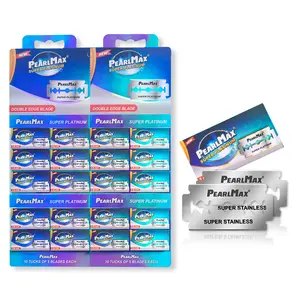 PearlMax Stainless Steel Best Quality Razor Blades Sweden Quality Razors Shaving Double Edge Razor Blade