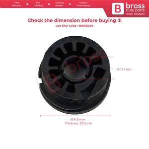 Poulie de lève-vitre avant droite BWR5309 5K0837756 pour Golf 6 MK6 5K1 - Product Image 5