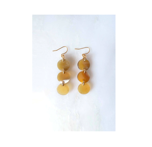 Vente en gros de boucles d'oreilles en laiton et corne de buffle de qualité supérieure pour femmes bijoux tendance disponibles au prix de gros - Product Image 5