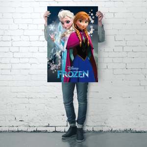 Affiche murale moderne sur toile La Reine des Neiges 2 avec Elsa et Anna - Product Image 3