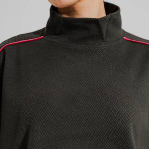 Sweat-shirts à capuche décontractés pour femmes avec logo personnalisé en gros, design imprimé de haute qualité, vêtements d'extérieur, col pull pour l'automne et l'hiver - Product Image 4