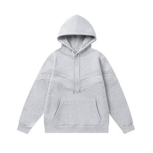 Unisex 500 Gsm Heavyweight French Terry Zip Hoodie Custom Manufacturer's <b>Oversized</b> <b>Sweatpants</b> Set for Men for Winter - Product Image 4