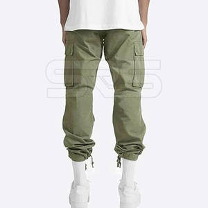 Pantalones Cargo para hombre de bajo precio, pantalones de moda para hombre, pantalones Cargo lavados personalizados transpirables para hombre - Product Image 2