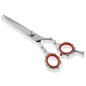 Ciseaux de coiffure de vente directe d'usine avec poignée en acier inoxydable lame tranchante pour Salon de coupe de cheveux ciseaux à effiler - Product Image 1