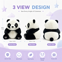 Peluche IA interactive pour enfants : Affiche les émotions, apprend à communiquer avec l'enfant, poupée douce et mignonne