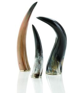 Vaso de cuerno vikingo pulido personalizado para beber, tazas de cerámica para decoraciones navideñas y regalos - Product Image 1