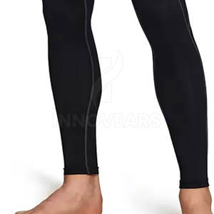 Pantalon de compression décontracté pour hommes taille moyenne respirant taille personnalisée séchage rapide pas cher toile tissu vente en gros - Product Image 5