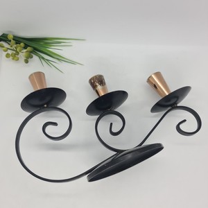 Bougeoir en fonte Vintage Metal Home Decor 2 Design avec 1 et 3 bougies Grand cadeau, cadeau de pendaison de crémaillère - Product Image 6