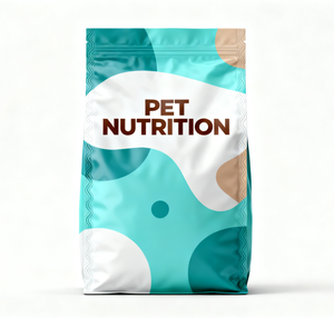 Op maat gemaakte logo 8-zijdige verzegeling platte bodem aluminiumfolie vochtbestendige recyclebare staande pouch voedselveilige ritssluiting hondenvoer - Product Image 2