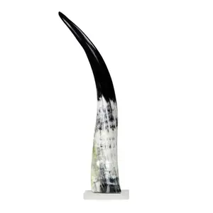 Best quality Buffalo Home Decorative Horn with table top for unique decorative buffalo horn from India by Crafts Calling