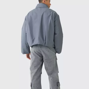 Chaqueta acolchada personalizada de talla grande para hombre, ropa de calle de invierno, chaqueta acolchada personalizada con logotipo en relieve Unisex para hombre de alta calidad - Product Image 2