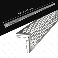 Cornière en aluminium perforée diamantée sur mesure, prix usine