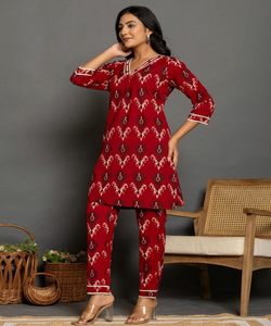 Robes pour femmes pakistanaises tenues pour femmes filles prêtes à l'emploi tenues décontractées vintage ensemble de coordination unique - Product Image 2