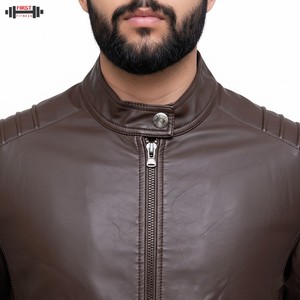 Chaqueta Bomber de Pana y Cuero para Mujer, Talla Grande, Ligera, Transpirable, de Alta Calidad Profesional 2025, Personalizable - Product Image 4