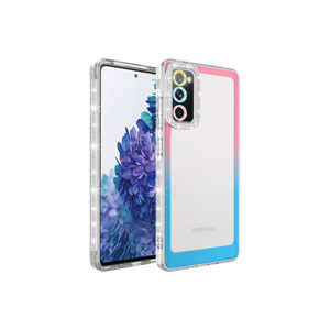 Étui de protection en silicone premium pour Samsung Galaxy S20 FE, avec paillettes dégradées, antichoc, coque de téléphone en diamant, électroplaté - Product Image 1