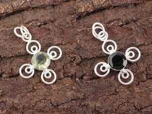 Pendentif en argent sterling avec tourmaline rose, fait à la main, certifié IGI, design unique, pierre de naissance d'octobre, bijoux en pierres précieuses - Product Image 3