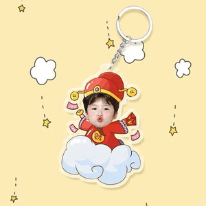 Porte-clés d'anime personnalisés, mignons et accrocheurs, en matériau mica, style imitation antique, souvenirs vietnamiens pour la décoration de la maison - Product Image 2