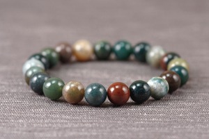 FANCYJASPER unisexe MUNTAHA AGATE EXPORT Bracelet fait main de qualité supérieure cristal naturel Style Feng Shui thème d'amour pierre de guérison - Product Image 2