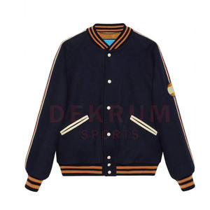 Long Sleeves Latest Design High Quality Winter Jacket Men Sports Baseball Lettermen Jackets - Product Image 3