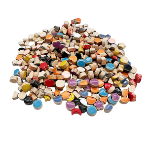 PLOMA - Mini Azulejos de Cerámica para Mosaico, 6-10 mm, Mezcla de Formas y Colores, 200 g, Modernos, Ecológicos, Resistentes al Agua, Acabado Brillante, 1 Año de Garantía - Product Image 2