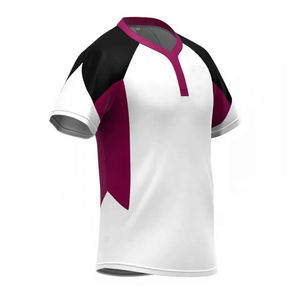 Fabricante de Uniformes de Rugby Personalizados OEM, Camisetas y Pantalones Cortos de Rugby Transpirables, de Secado Rápido y Ecológicos para Entrenamiento - Product Image 2
